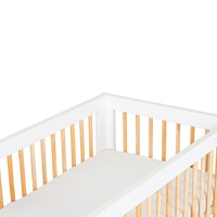 מיטת תינוק מולי לבן/עץ – Moly™ Baby Bed White/Wood 120×60 cm
