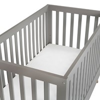 מיטת תינוק מייסון אפור/עץ - Maison™ Baby bed Graphit/Wood 130×70