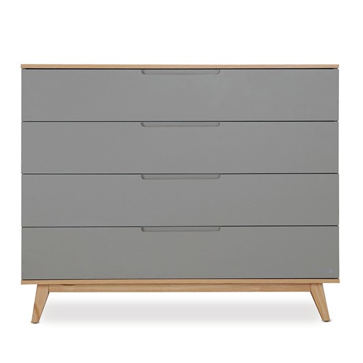 שידת אחסנה קיילי אפור/עץ – Kylie™ Dresser Graphit/Wood 120 cm - אפור/עץ - Graphit/Wood
