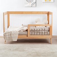 מיטת תינוק אמנדה עץ טבעי/אקריל - Amanda™ Baby Bed Natural/acrylic 130x70 cm
