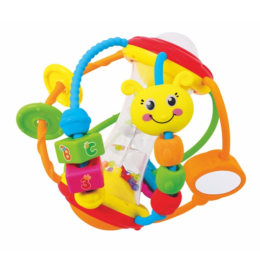 כדור פעילות לתינוק - Toddlers World Activity Ball - צבעוני - Colorful